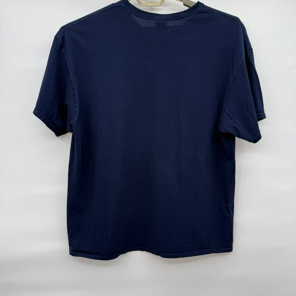 Denver Broncos NFL Football Game T-Shirt Fan Bleed Orange & Blue 2XL - Picture 2 of 6